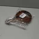 Angoily Wooden Noodle Bowl with Handle Multi-Functional Salad Mixing Bowl for Soup Fruits Cereal and Snacks Compact 1.77 Inch Size for Kitchen and Dining Use