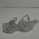 Fit For Me By Fruit of the Loom Women's Plus Size Cotton Unlined Underwire Bra-Pinch-Free Straps - Side and Back Smoothing (44DDD, Heather Grey)
