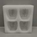 Espresso Cups Set of 4, 5 OZ Expresso Shots Glass Cup, Double Walled Glass Coffee Mugs, Espresso Machine Accessories,Insulated Clear Espresso Shot Glasses Cups,Water Won't Enter Between Double Walls (vacuum)