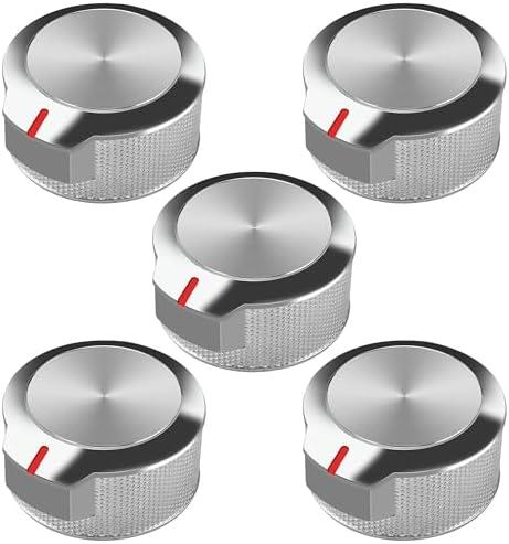 AMI PARTS W11156487 Cooktop Oven Knobs Fit for Kitchen-aid Stove YKFED500ESS5 KFED500EBL03 KFED500EWH03, Replaces 4546228 AP6285576 W10823529 EAP12347719 （5 PCS）