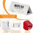 Qualirey 150 Pack Insect & Mouse Glue Traps, Non-Toxic Mouse Sticky Traps Pads Indoor for Home Garages Basements Attics, Adhesive Glue Boards for Rats Rodents Snake Bugs