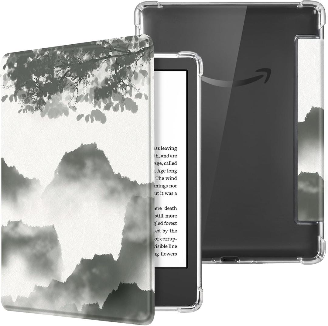 CoBak Case for 6" Kindle 11th Gen (2024 and 2022 Release) - Ultra Slim Transparent Clear TPU Back Shell Protective Cover with Auto Wake/Sleep for Kindle 11th Generation 2024 Release, Ink Landscape CoBak Case for 6" Kindle 11th Gen (2024 and 2022 Release) - Ultra Slim Transparent Clear TPU Back Shell Protective Cover with Auto Wake/Sleep for Kindle 11th Generation 2024 Release, Ink Landscape