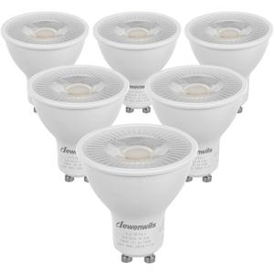 DEWENWILS 6-Pack GU10 LED Bulb Dimmable, 3000K Warm White GU10 Bulb Replacement for Track Lighting, 500LM, 7W(50W Equivalent) LED Light Bulb for Kitchen, Range Hood, Living Room, Bedroom