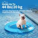 ALL FOR PAWS 36"x28" Dog Pool Float, No Inflation Needed, Dog Foating Raft Bed for Pool,Lake & Beach, Water-Resistant Oxford Fabric, Summer Water Floatie Toy for Puppies Small Medium Dogs, Up to 44lbs