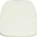 Flash Furniture Louise Soft Ivory Fabric Removable Chiavari Chair Cushions for Special Event Chairs (1 Count (Pack of 1))