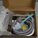 Automatic Water Dispenser for Dogs, Patented 3L Outdoor Dog Drinking Water Bowl, Stainless Steel Waterer Feeder Suitable for Chicken Livestock Animal, Fit 3/4'' GHT Faucet, Wall-Mounted, Easy to Clean