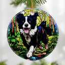 Border Collie Ornament, Dog Christmas Ornament  Christmas Tree Decor, Holiday Decoration, Stocking Stuffer, Festive Gift Idea, Gifts for Dog Lover, Friends, and Family