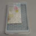 WIBIMEN Mini Ice Cube Trays, Small Tiny Round Pebble Crushed Nugget Ice Trays for Freezer with Lid - Chilling Drinks Coffee Juice(2 Pack/0.55In - Blue)