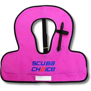 Scuba Choice Kid's Snorkel Vest with Name Box, Purple – Lightweight Adjustable Vest for Kids Up to 100 lbs with Easy Oral Inflator and Anti-Ride-Up Strap for Comfort and Safety