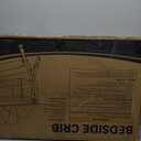 3 in 1 Baby Bassinet Bedside Sleeper, Bedside Crib for Baby, Adjustable Baby Bassinet with Wheels, Storage Basket, Mattress, Easy Assemble & Folding Portable Baby Cradle (Grey) (Grey)