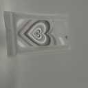 Hungo Compatible for iPhone 15 Pro Case Cute Clear with Design, Girly for Women Girls Transparent Black Grey Hearts