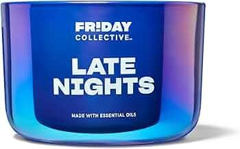 FR!DAY COLLECTIVE,LATE NIGHTS 3 WICK CANDLE