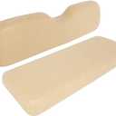 Universal Rear Replacement Cushions for Golf Cart Rear Seat, Golf Cart Cushion Back Seat for EZGO TXT RXV ST for ST Sport for Valor Models for Club Car, Dedicated for Flip Rear Seats, Tan
