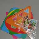 70 Pcs Shape Sorters for Toddlers Shape Puzzle and Matching Games Set with 10 Sorting Mats and 60 Everyday Objects Pieces for Kids Preschool Classroom Child Learning