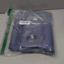 NICETOWN Stone Blue Blackout Valances for Windows Treatment 24 Inch Length Solid Thermal Insulated Grommet Top for Bedroom and Bathroom Curtains Valance for Small Windows, 2 Panels, 29 x 24 Inch