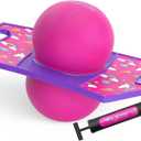 Flybar Pogo Trick Ball for Kids  Balance Bounce Board with Anti-Slip Deck  Pump Included - Indoor & Outdoor Toys for Boys and Girls Fun Way to Reduce Screen Time Supports up to 160 lbs  Ages 6+ (Unicorn)