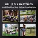 UPLUS LP12-20 12V 20Ah Deep Cycle AGM Battery, Rechargeable SLA Batteries, Replace for EXP12200, HR22-12, BP20-12, F19-12B, UB12200, FM12200, 6fm20, ML22-12, ML18-12, EXP12180, DJW12-20Z