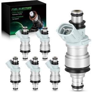 Fuel Injector 23250-62030 Fit for:-Toyota 1992-1993 Camry, 1997-1998 4Runner, 1995-1998 Tacoma, 1995-1998 T100 for:-Lexus 1992-1993 ES300 3.0L 3.4L OE# 23250-62030 842-12183 (Set of 6)