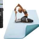 Gogokiwi Large Yoga Mat (6'x4') 1/4" & 1/2" Thick Exercise Mats for Home Workout, Extra Wide Workout Mats for Home Gym, Yoga, Pilates, Stretching, Floor & More