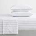 Nautica - Twin XL Cotton Percale Sheet Set with Matching Pillowcase