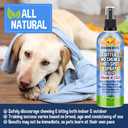 Bodhi Dog Bitter 2-in-1 No Chew & Hot Spot Spray - Natural Anti-Chew Remedy Better Than Bitter Apple - Soothes Hot Spots, Deters Chewing - Safe for Skin, Wounds & Furniture- Made in USA (8 Fl Oz) (Blue)