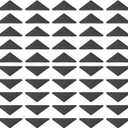 PATIKIL 35 x 35 x 3mm Corner Protectors, 50pcs Shape Triple-cornered Glass Table Corner Covers for Glass Metal Sheets Mirror Ceramic Tile Black