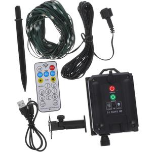 DIYEAH LED Solar String Lights Outdoor Solar LED Strip with Copper Wire Warm White Fairy Lights for Garden Patio Backyard Festival Decoration