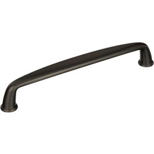 Amerock | Cabinet Pull | Black Bronze | 6-5/16 inch (160 mm) Center to Center | Kane | 1 Pack | Drawer Pull | Drawer Handle | Cabinet Hardware