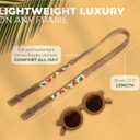 Beaded Glasses Strap - Handmade Multi-Colored Beaded Sunglasses Strap - Cute & Sturdy Eye Glasses Holders Around Neck