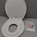 Little2Big Toilet Seat with Built-In Potty Training Seat, Slow Close, Durable Plastic, Made in USA, ROUND, White