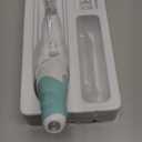 DADA-TECH Toddler Electric Toothbrush Kids Age 1-2-3 Years Old, Baby Electric Toothbrush with LED Light 2 Minutes Timer 4 Vibrating Heads for Infants (Blue Penguin)