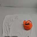 Ghost Dog Costume Set - White Ghost Costume for Dogs & Cats - Halloween Cosplay & Candy Bucket - Felt Pumpkin Candy Buckets - Trick or Treat Bags (L) (100*140cm)