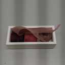 Ling's moment Chiffon Silk Ribbon,6.7Yd Navy Blue Craft Fabric Ribbon Colors Rolls for Gift Wrapping Wedding Floral Bouquets Party Decoration,Handmade Frayed Ribbons for Baby Shower Holiday Decor (Red-wine Red)