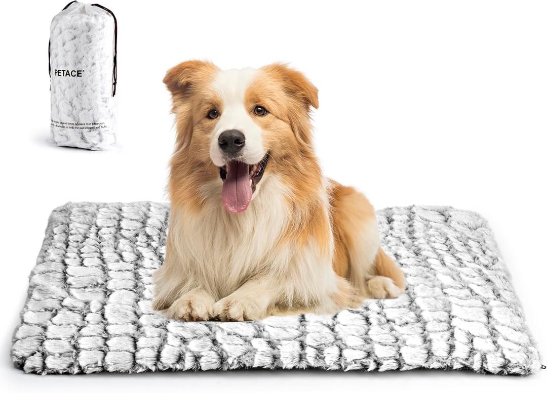 Self Warming Cat Bed, 30" x 20" Ultra Soft Cat Dog Pet Heating Pad for Indoor Outdoor, Non-Slip Heated Dog Mat Thermal Blanket (30 x 20 in)