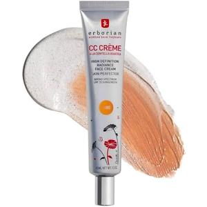 Erborian Color Correcting CC Cream with Centella Asiatica - Light Multi-Purpose Facial Concealer with Illuminating Finish Soothes & Hydrates Skin - SPF Korean Skincare Skin Perfector Dore (golden)