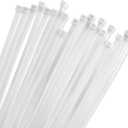 Bolt Dropper 24" White Zip Cable Ties (50 Pack), 175lbs Tensile Strength - Heavy Duty, Self-Locking Premium Nylon Wire for Indoor and Outdoor (White)