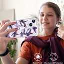 CCFUNCASE Compatible with iPhone 14 Case Clear Cute for Women - Rugged Phone Cases Funda Protector Cover Skin (Blue Cool Fierce Sharks)