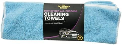 Detailers Choice 8063838 14 x 14 in. Microfiber Cleaning Cloth - Pack of 55