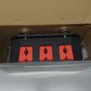 2 Pcs Magnetic Fishing Rod Holder for Car Fishing Pole Rack Vertical Rod Storage Holders for Truck Bed Boat Wall Garage Door (7.76 Inch, Red)