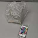 Northern Lights Ocean Wave Projector Light, Galaxy Light Projector, 16 Colors Gradual Rotating Flame Water Ripple Ambient Night Light Non-Wood for Bedroom, Room Decor, Kids Room (Plug-in) (4.2 inches)