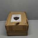 Extra Large Decorative Wooden Planter with Universal Pole Support for String Light Poles, Umbrellas, Bird Feeders. Solid Wood Outdoor Garden Patio Box for Plants or Flowers, 17"x17"x18", Black (Extra Large)