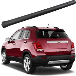 Rubber Antenna for Chevy Trax (2013-2022), Chevrolet Trax Antenna - Car Wash Proof, 6 3/4 Inch Internal Copper Coil Antenna Mast Replacement