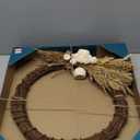 Dried Wreath With Tray Sola Flower 3.14H × 19.6 