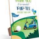 Golf Birthday Party Table Sign - Golf Party Decor, Perfect for Birthday Party, Birthday Decorations, 811 Wooden Party Sign with Stand