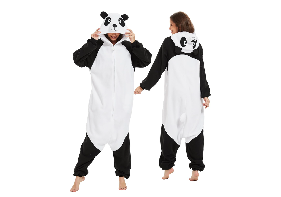 MAJ&COS Animal Onesies Adult Pajamas Halloween Cosplay Costume Unisex Onesie for Women Men S