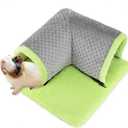 Guinea Pig Hideout Tunnel for Cage Washable Fleece Tubes Removable for Small Animal Winter