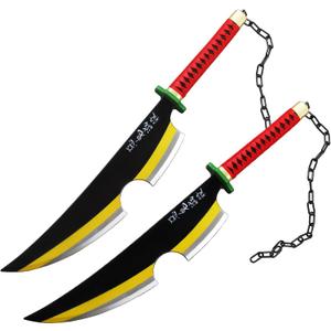 Tengen Uzui 30.5 2 Pc Foam Cosplay Anime Demon Killer Sword Costumes Halloween