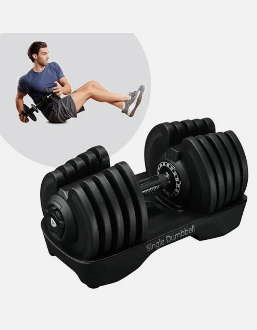 Lifepro Triform max Dumbbells Adjustable Weight, Compact Quick Dumbbells , Black