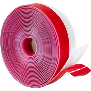 TORRAMI Wide Silicone Weather Stripping 3 inch Width 20 Feet Length, Draft Stopper Seal for Barn and Garage Door Under Bottom,Top, Sides, Transparent (3inch)