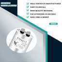 97F9012 97F9012BX C370R 70uF 370V Round Run Capacitor Replacement for HVAC AC Motor